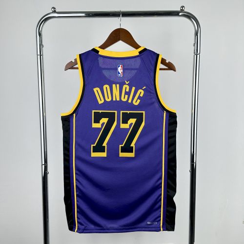 Luka Dončić Los Angeles Statement Edition Swingman Jersey 23/24 Purple
