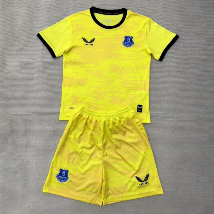Everton Yellow Goalkeeper Kids Suit 26/27