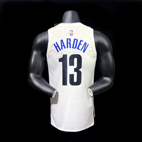 James Harden Brooklyn Nets City Edition Swingman Jersey White