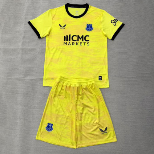 Everton Yellow Goalkeeper Men Jersey Suit 26/27