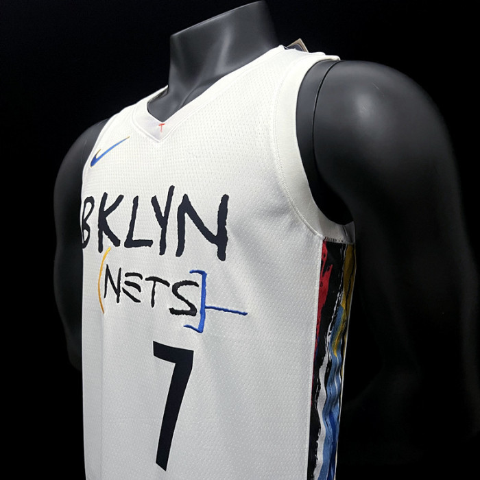 Kevin Durant Brooklyn Nets City Edition Swingman Jersey White
