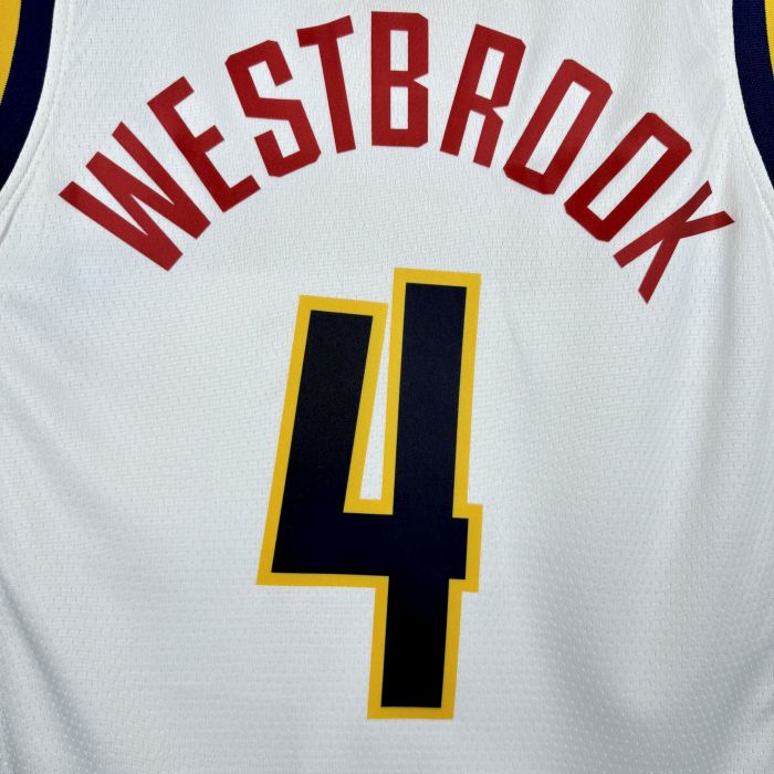 Russell Westbrook Denver Nuggets Association Edition Swingman Jersey White