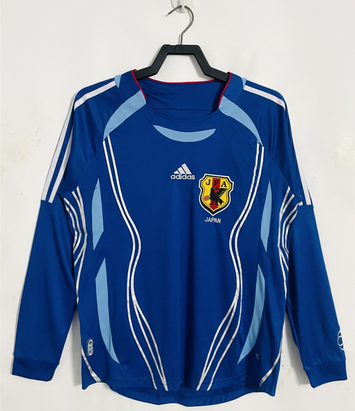 Japan World Cup Home Long Sleeve Retro Jersey 2006