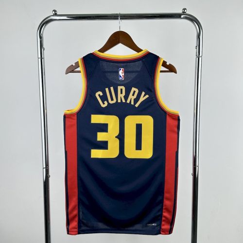 Stephen Curry Golden State Warriors City Edition Swingman Jersey 24/25 Blue