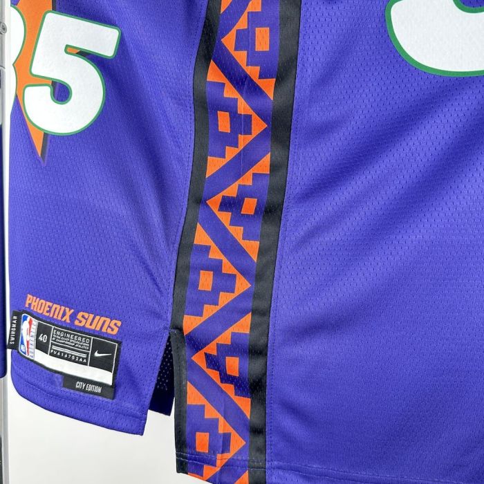 Kevin Durant City Phoenix Suns City Edition 24/25 Swingman Jersey Purple