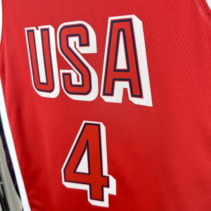 Stephen Curry Team USA 2024 Swingman Jersey Red
