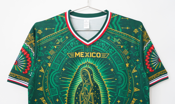 Mexico Virgin of Guadalupe Man Jersey 26/27