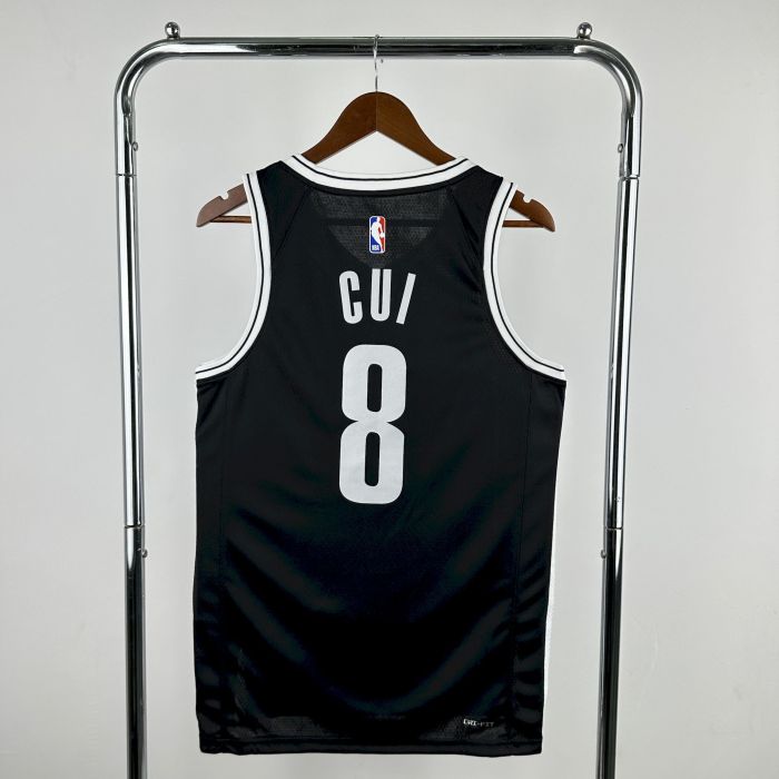 Cui Yongxi  Brooklyn Nets Icon Edition Swingman Jersey Black