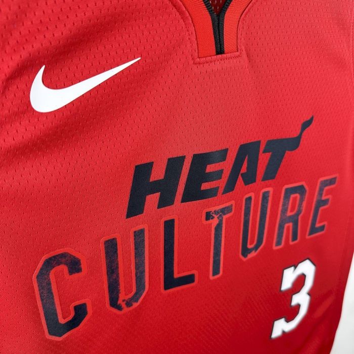 Dwyane Wade Miami Heat City Edition 24/25 Swingman Jersey Red