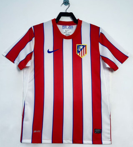 Atletico Madrid Champions League Home Retro Jersey 2011/12