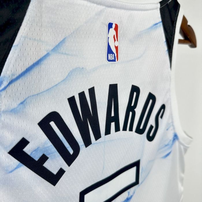 Anthony Edwards Minnesota Timberwolves City Edition 24/25 Swingman Jersey White