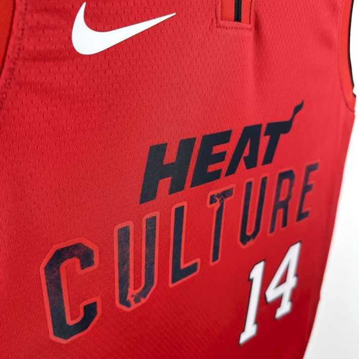Tyler Herro Wade Miami Heat City Edition 24/25 Swingman Jersey Red