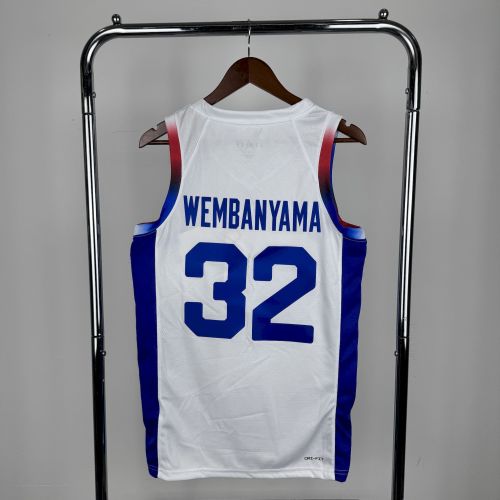 Victor Wembanyama France Basketball Home Swingman Jersey White