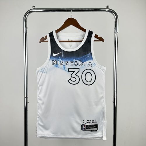 Julius Randle Minnesota Timberwolves City Edition 24/25 Swingman Jersey White