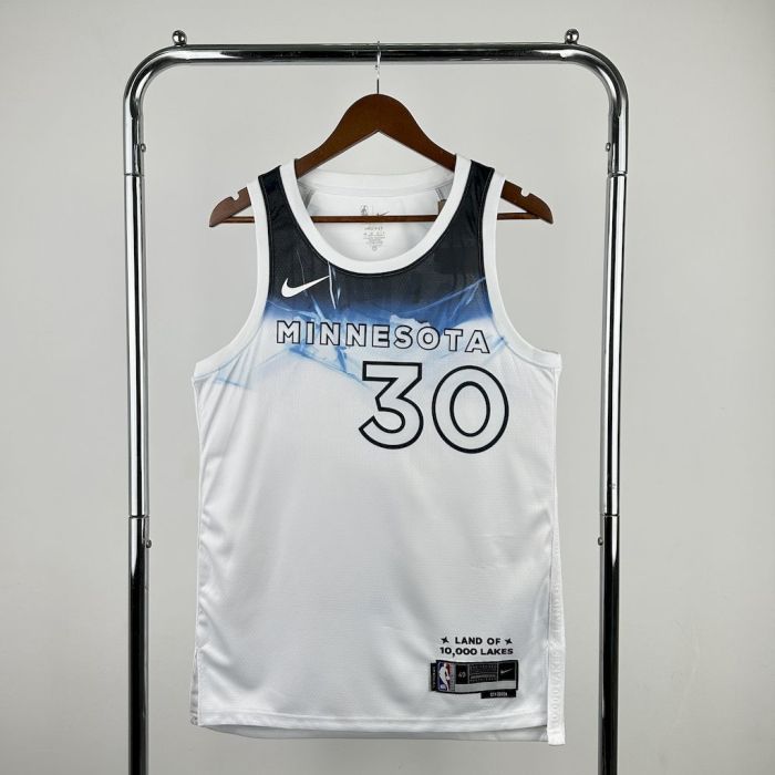Julius Randle Minnesota Timberwolves City Edition 24/25 Swingman Jersey White