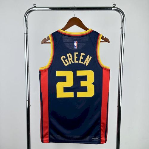 Draymond Green Wiggins Golden State Warriors City Edition Swingman Jersey 24/25 Blue