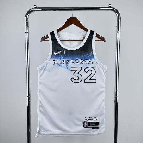 Karl-Anthony Towns Minnesota Timberwolves City Edition 24/25 Swingman Jersey White