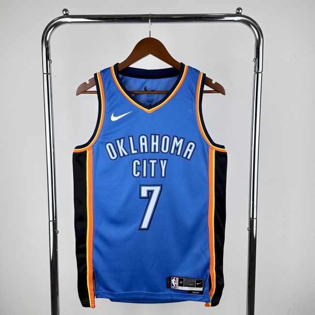 Chet Holmgren Oklahoma City Thunder Icon Edition Swingman Jersey Blue