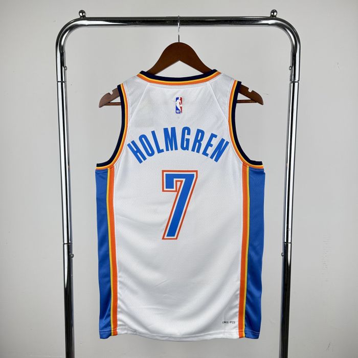 Chet Holmgren Oklahoma City Thunder Association Edition Swingman Jersey White