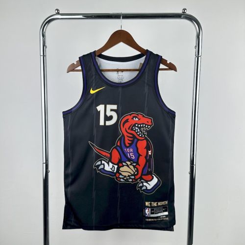 Vince Carter Toronto Raptors City Edition Swingman Jersey 24/25 Black