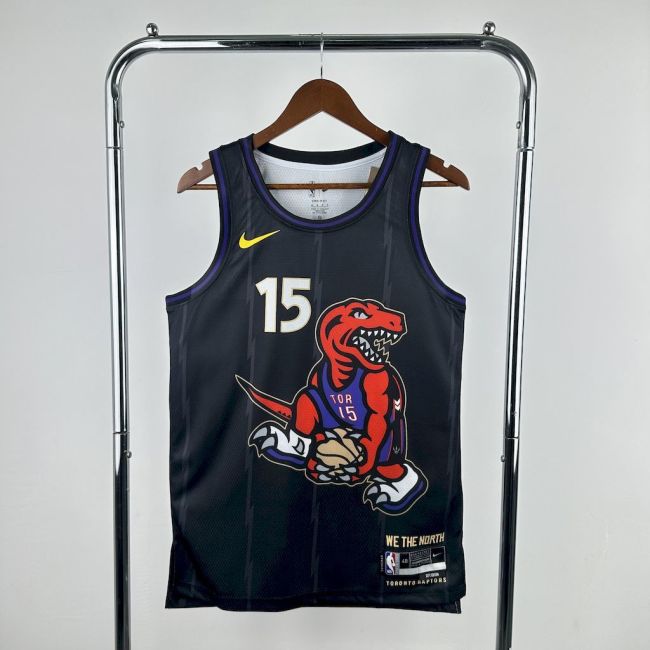 Vince Carter Toronto Raptors City Edition Swingman Jersey 24/25 Black