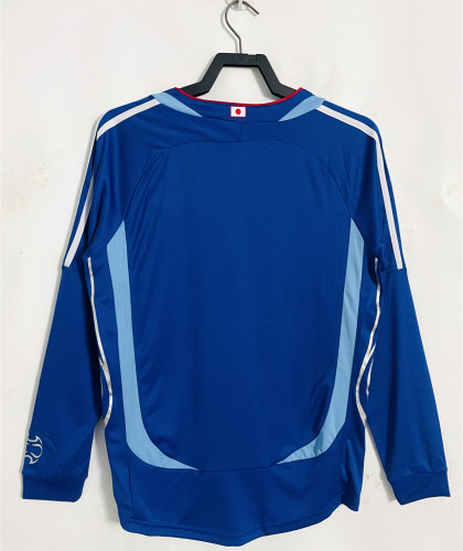 Japan World Cup Home Long Sleeve Retro Jersey 2006
