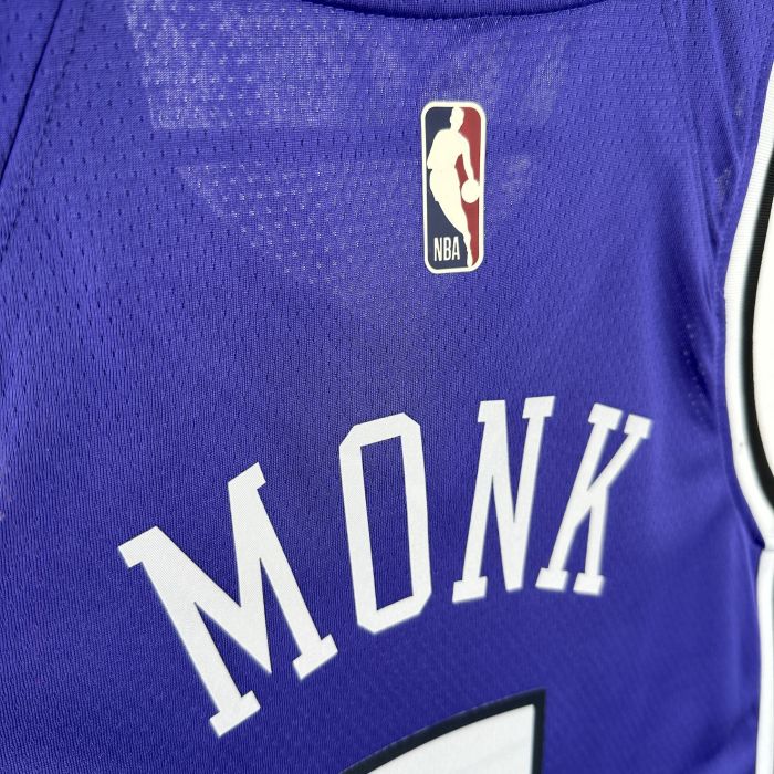 Malik Monk Sacramento Kings Classic Edition Swingman Jersey 24/25 Purple