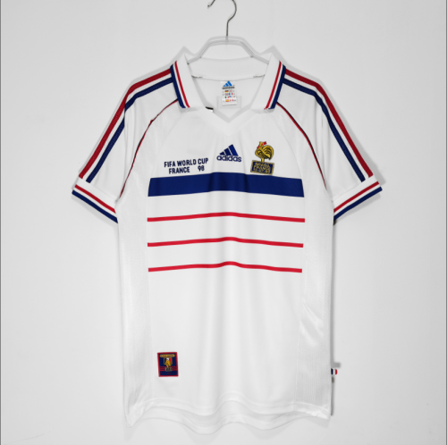 France Away Retro Jersey 1998