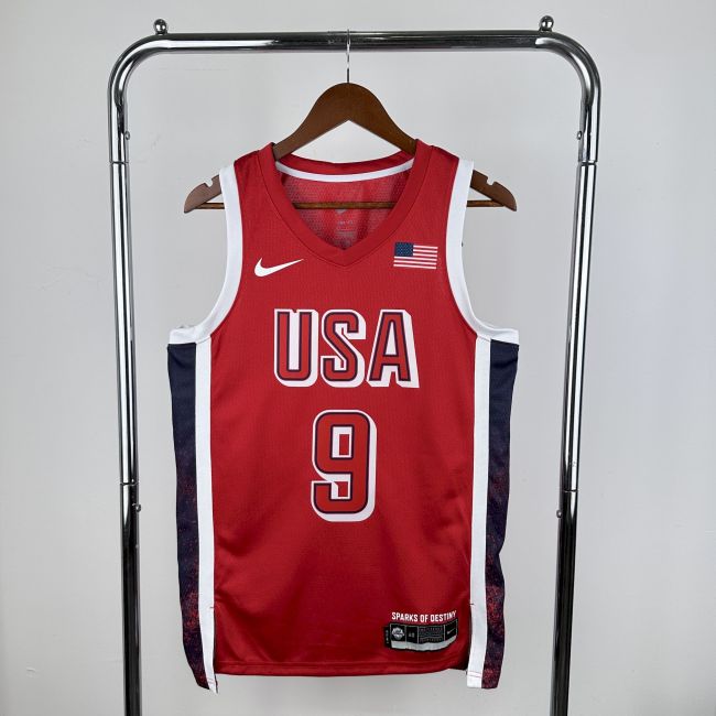 Tyrese Haliburton Tatum Team USA 2024 Swingman Jersey Red